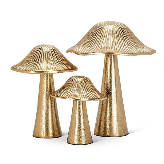 Ribbed Mushroom - Gold