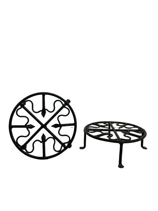 6" Round Wrought Iron Plant Stands
