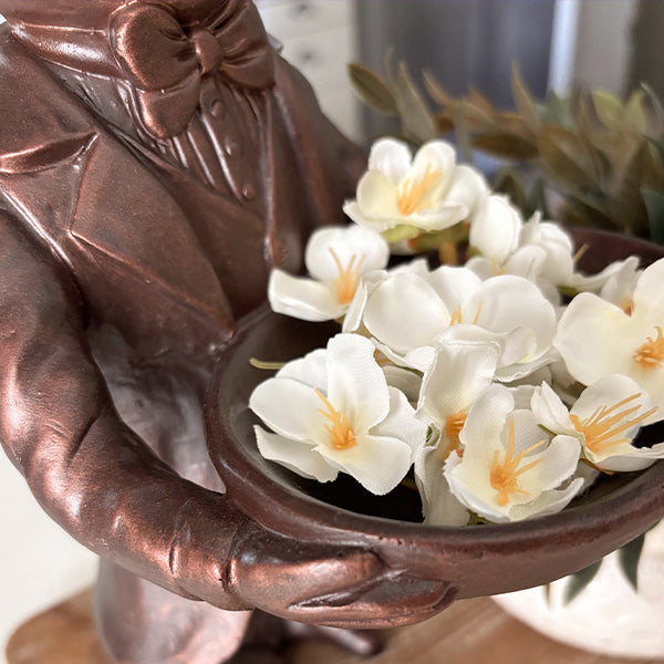 Charming Frog Bronze Bowl | Dapper Critters Collection