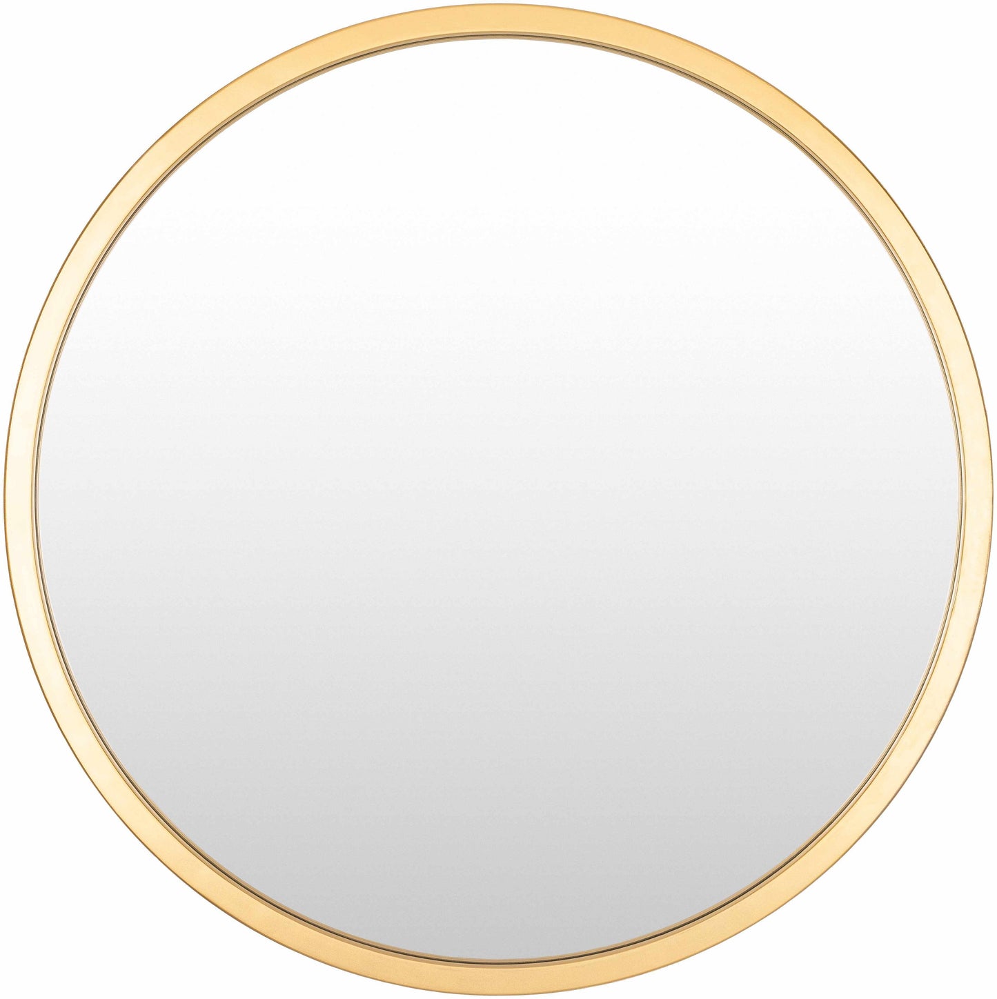 Guindarohan Gold Frame Round Mirror