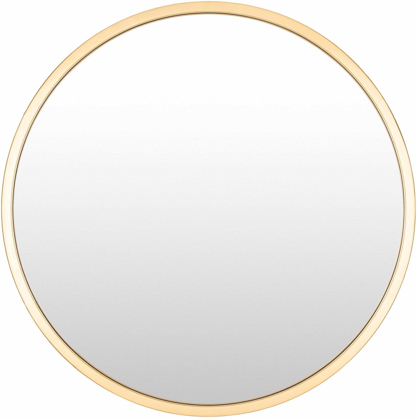 Guindarohan Gold Frame Round Mirror