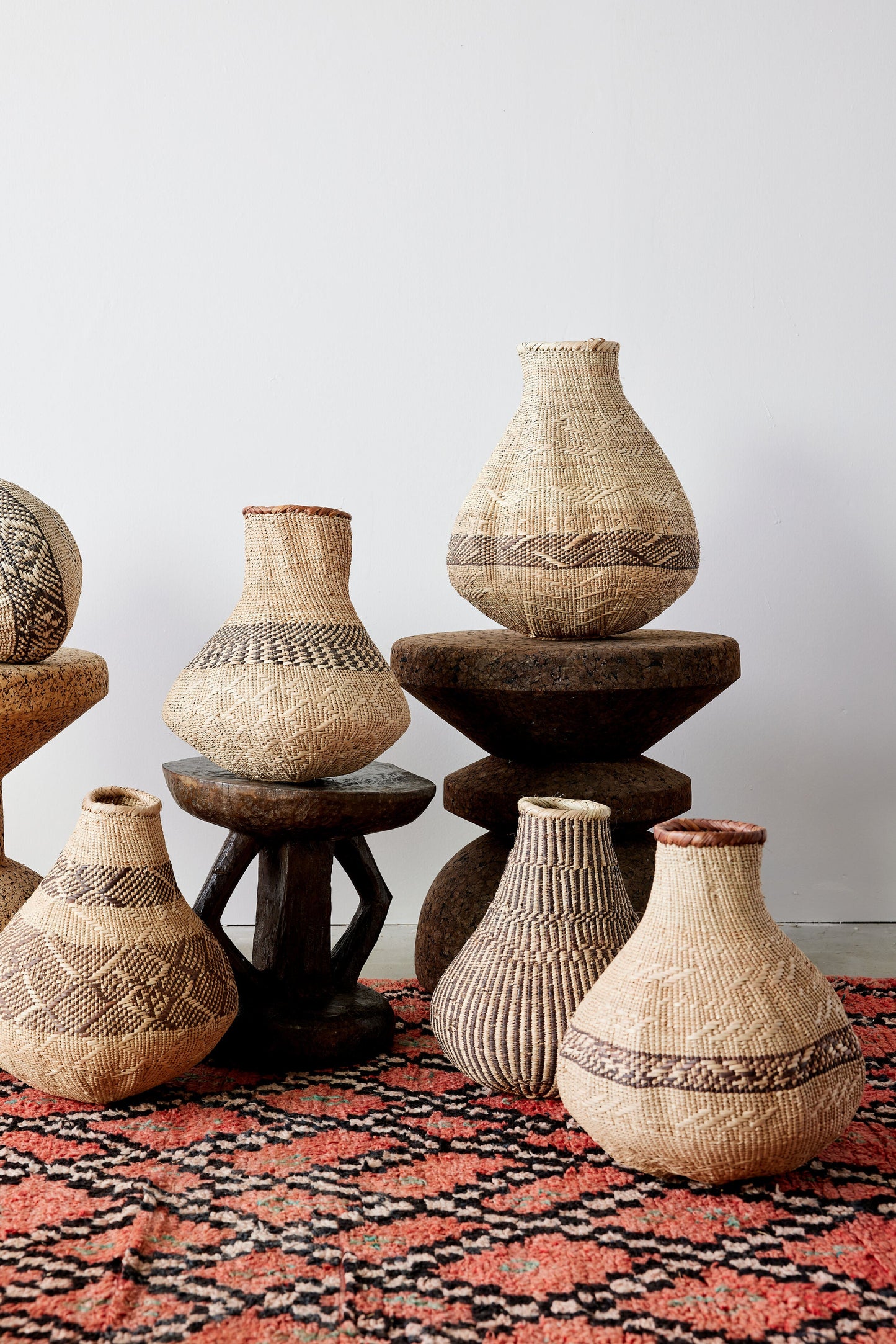 Patterned Binga Nongo Gourd Woven Basket