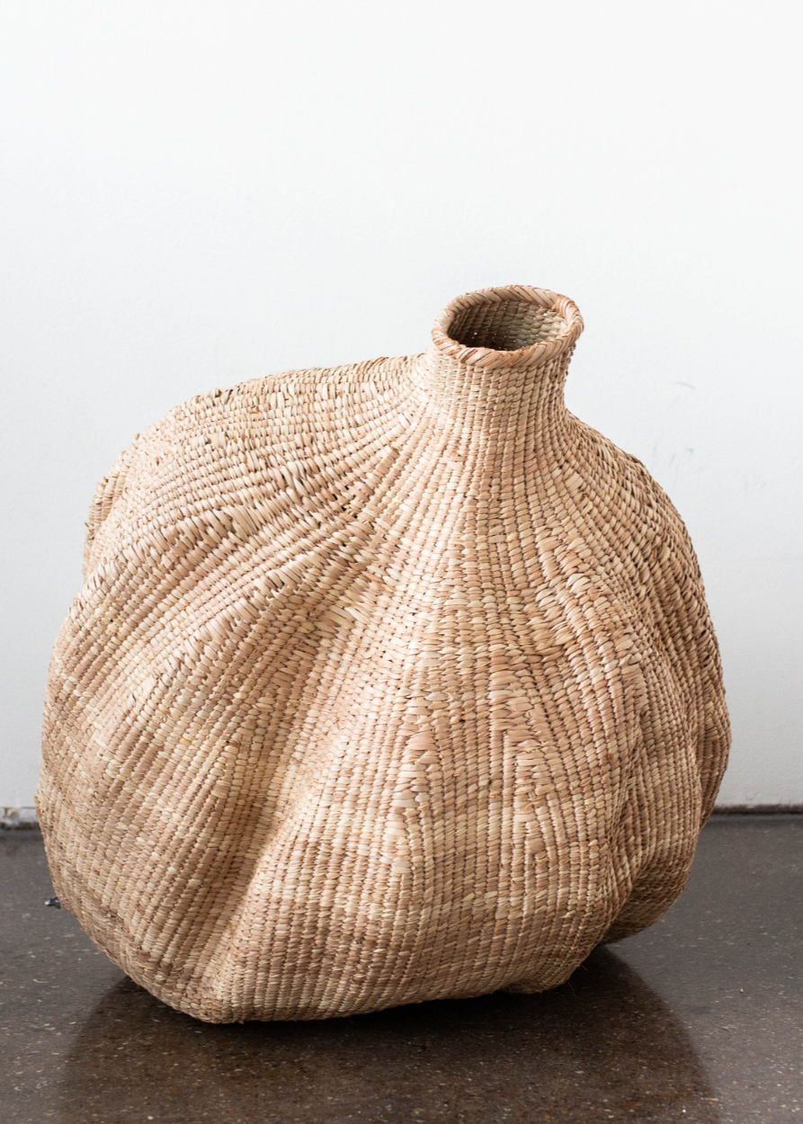 Ilala Garlic Gourd Handwoven African Basket