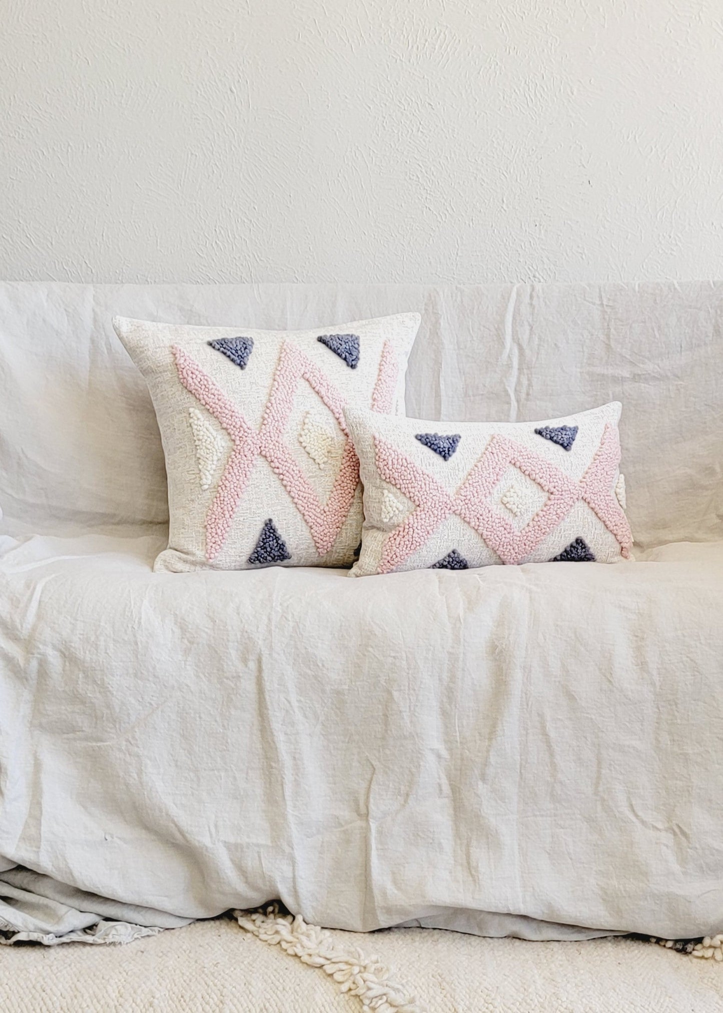 Quartz Cross Throw Pillow