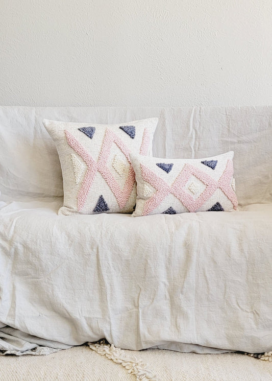 Quartz Cross Throw Pillow