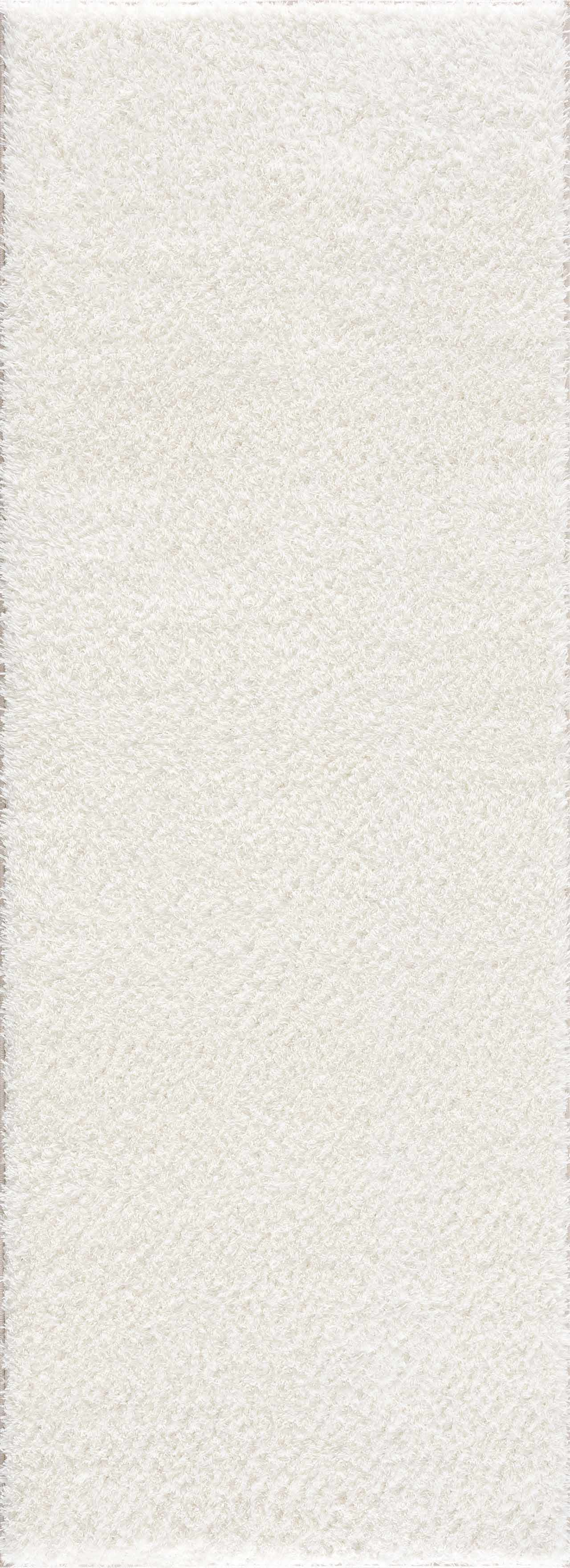 Heavenly Solid Cream Plush Rug