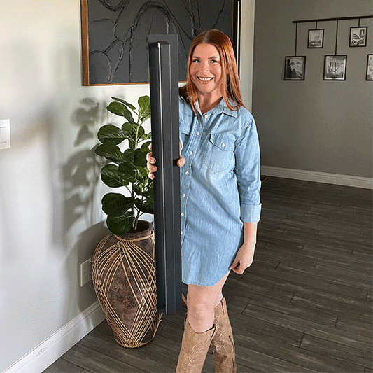 Industrial Battery Operated Wall Sconces, Set of Two