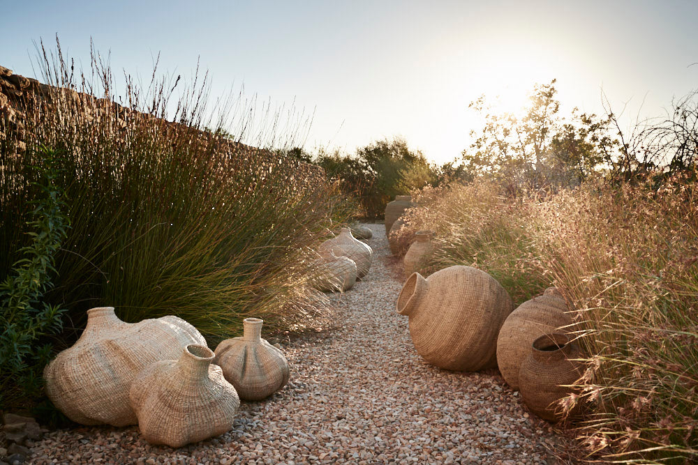Ilala Garlic Gourd Handwoven African Basket